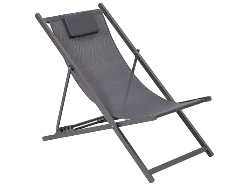 Liegestuhl TAN 61x102x80.5cm schwarz