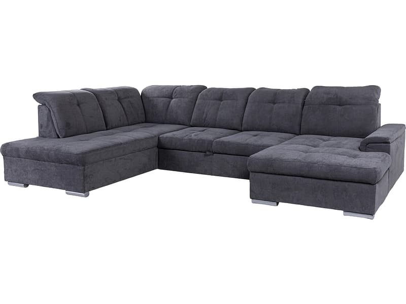 Ecksofa ENERGY Stoff grau anthrazit