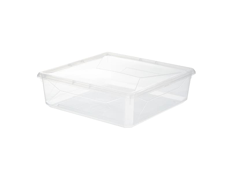Aufbewahrungsbox BENITA durchsichtig 30x30x9.5cm