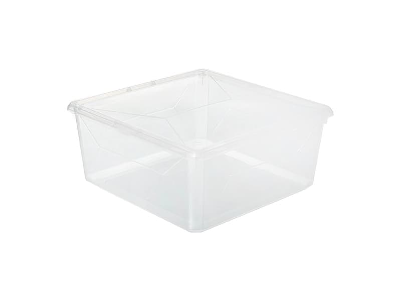 Aufbewahrungsbox BENITA durchsichtig 30x30x13.5cm