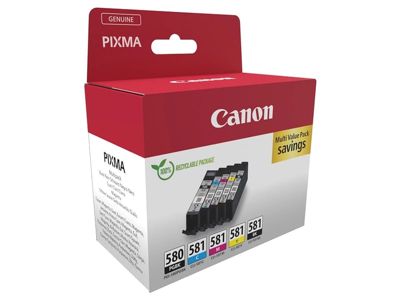CANON Druckerpatronen Farben PGI-580/1 mehrfarbig