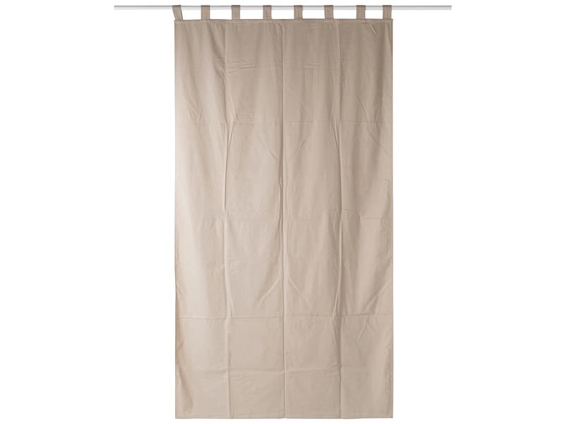 Vorhang PANAMA 140x260cm pfote / kräuselband abdunkelnd beige