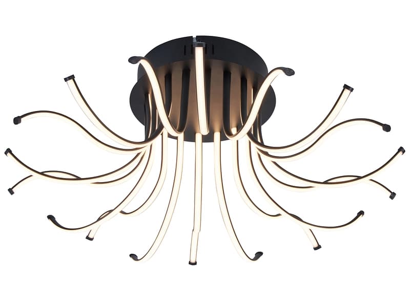 Deckenlampe LED SCOT 59cm 55W schwarz