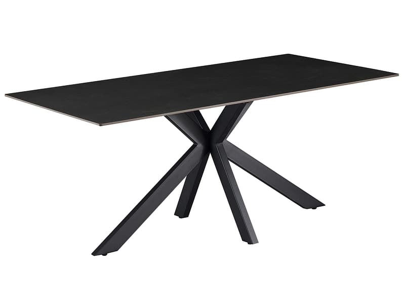 Tisch GLADYS 180x90x76cm schwarz