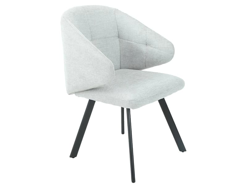 Stuhl DONNA Stoff grau