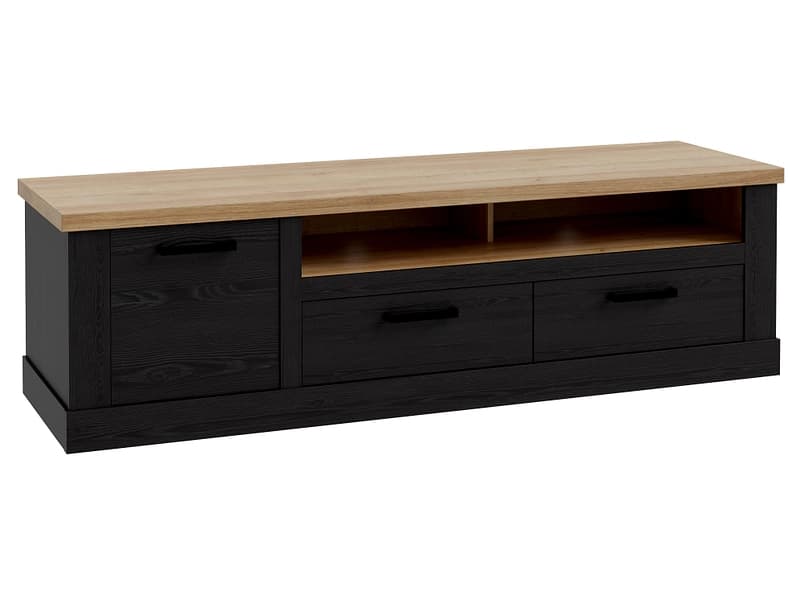 TV-Möbel DURO 179.3cm schwarz