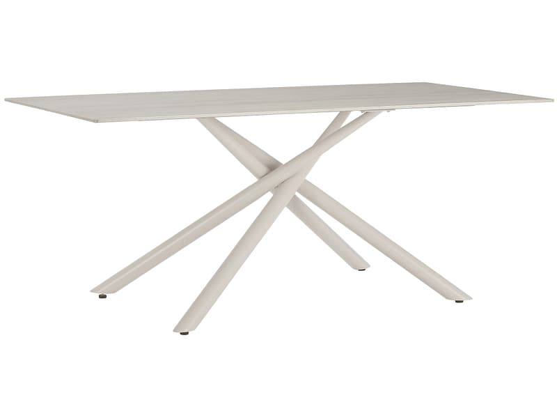 MARCKERIC Tisch TORI 180x90x76cm beige
