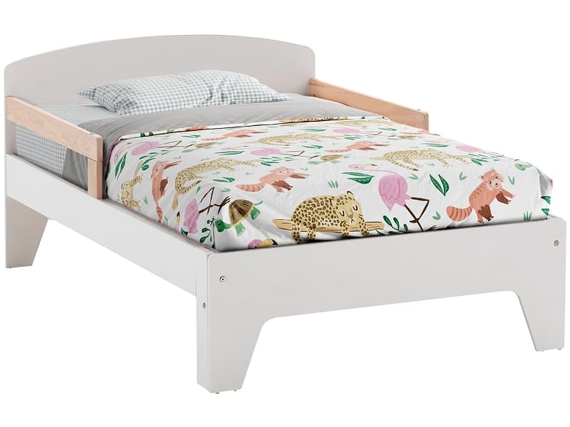 Bett wandelbar TIMY MARCKERIC 90x200cm weiss