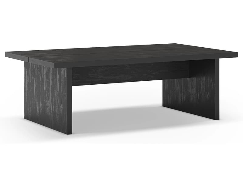 MARCKERIC Couchtish LOANA 70x120x40cm schwarz