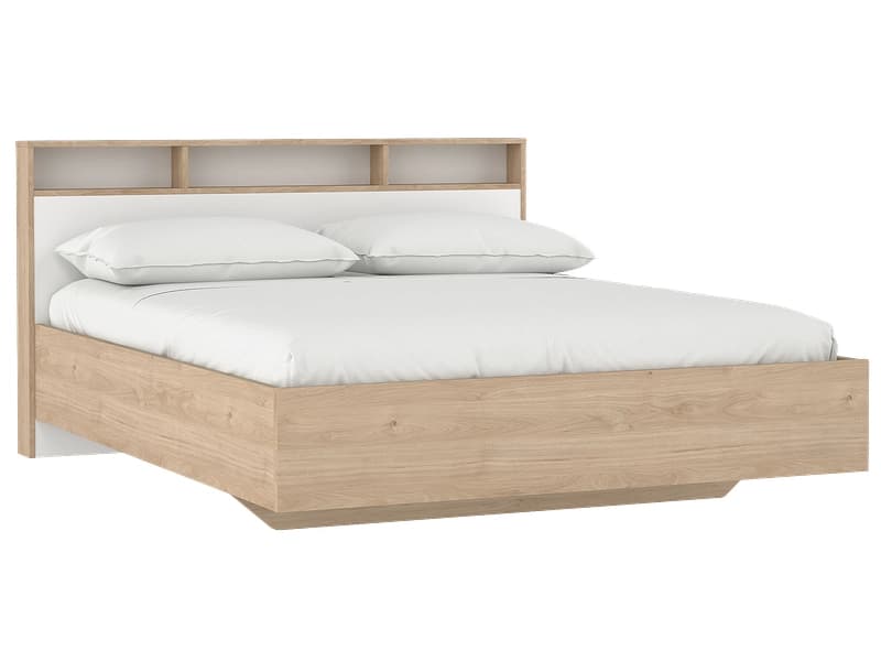 Bett IKAST 160x200cm spanplatte jackson eiche