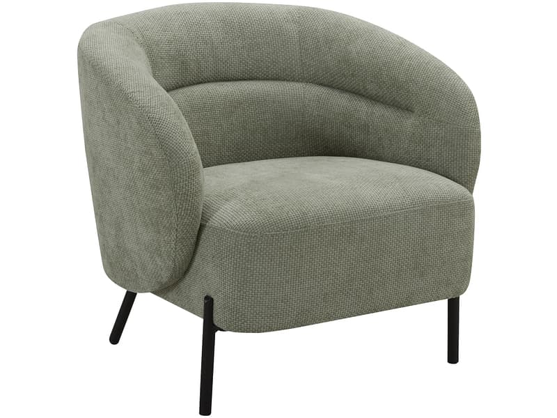 Sessel BALZAC Stoff grün