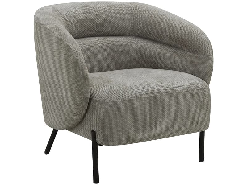 Sessel BALZAC Stoff grau