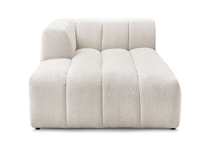 Récamière BOBOCHIC ANNECY Boucle-Stoff weiss