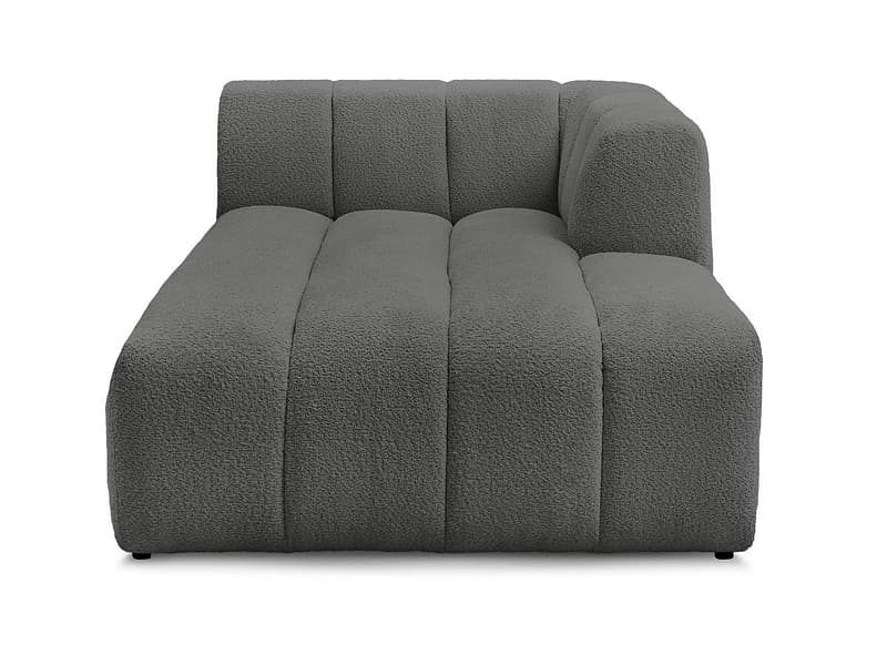 Récamière BOBOCHIC ANNECY Boucle-Stoff dunkelgrau