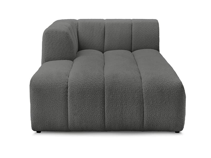 Récamière BOBOCHIC ANNECY Boucle-Stoff dunkelgrau