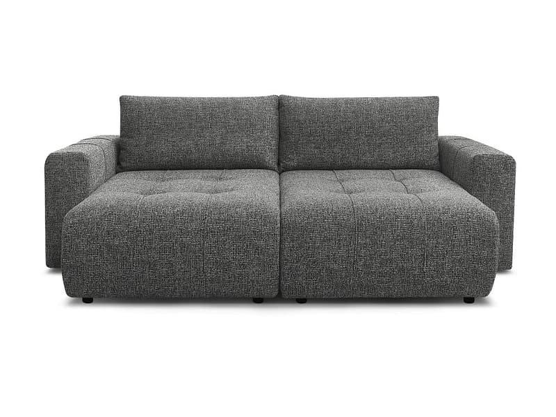 Sofa BOBOCHIC ARSENE Stoff chiniert dunkelgrau