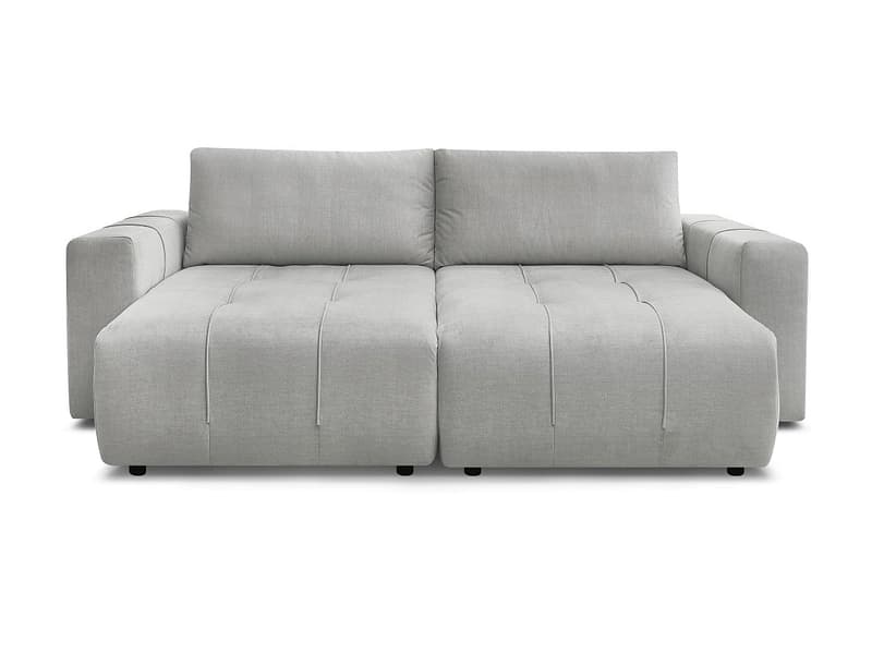 Sofa BOBOCHIC ARSENE Samt hellgrau