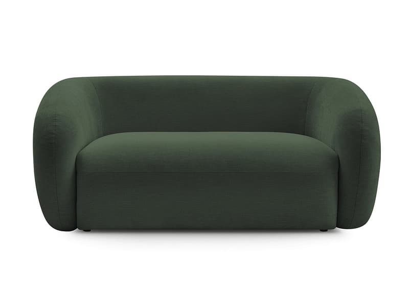 2er Sofa BOBOCHIC CELINE Stoff grün