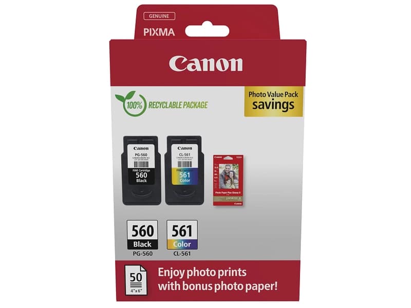 CANON Druckerpatronen Farben PGCL560/1 mehrfarbig