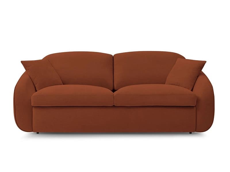 3er Sofa BOBOCHIC CEZANNE Stoff orange