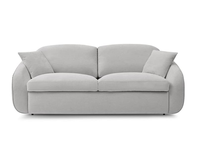 3er Sofa BOBOCHIC CEZANNE Stoff hellgrau