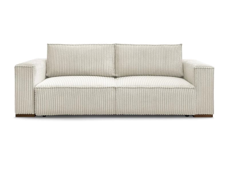 3er Sofa BOBOCHIC CHELSEA Cord-Stoff beige