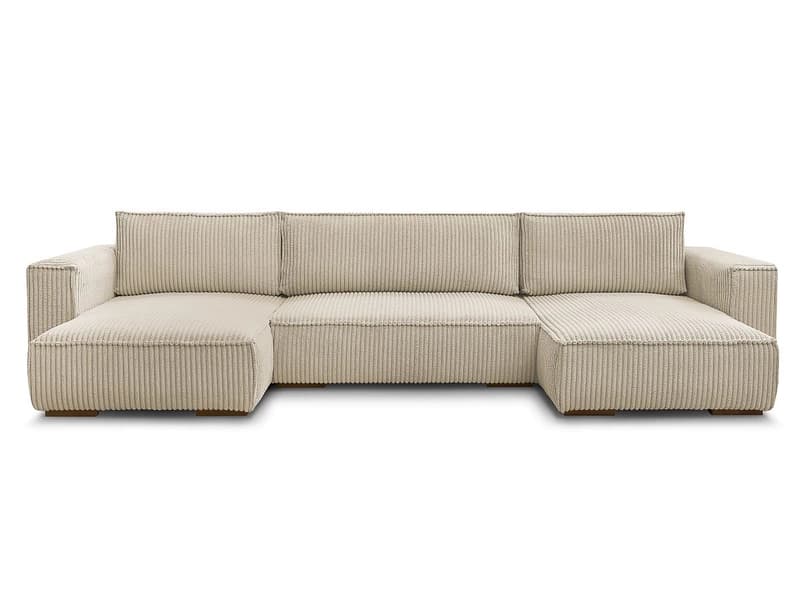 Wohnlandschaft BOBOCHIC CHELSEA Cord-Stoff taupe