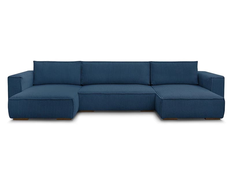 Wohnlandschaft BOBOCHIC CHELSEA Cord-Stoff dunkelblau