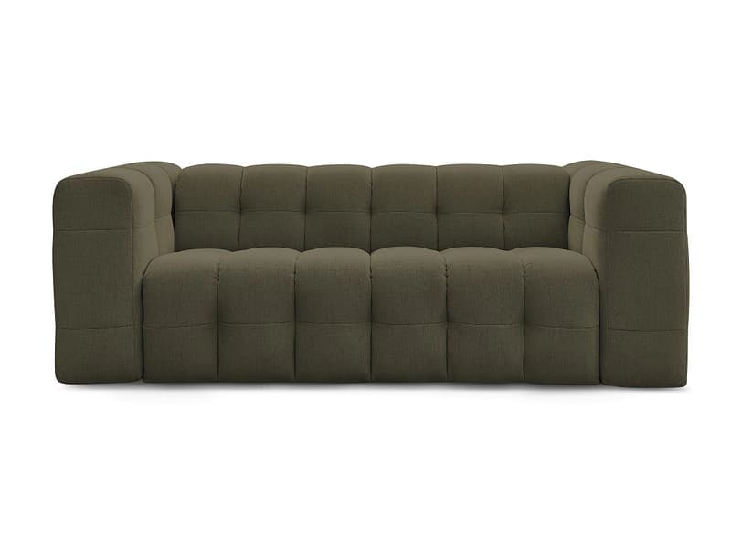 3er Sofa BOBOCHIC CLOUD Stoff grün