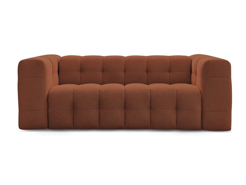 3er Sofa BOBOCHIC CLOUD Stoff orange