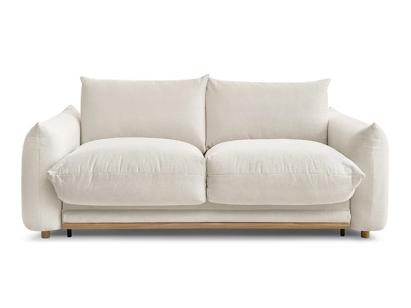 3er Sofa BOBOCHIC ERNEST Stoff beige