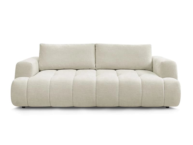 3er Sofa BOBOCHIC FUJI Stoff beige
