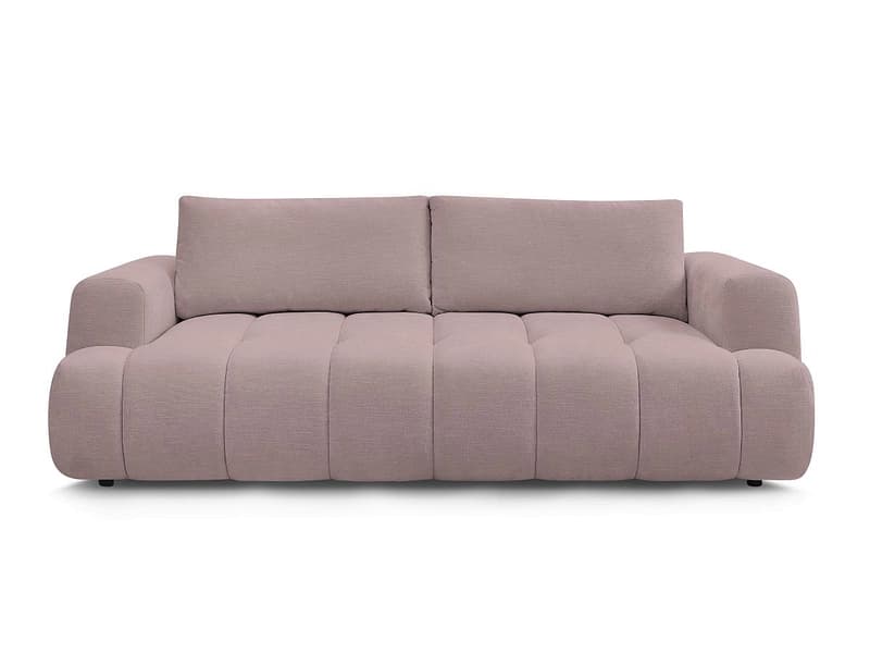 3er Sofa BOBOCHIC FUJI Stoff rosa