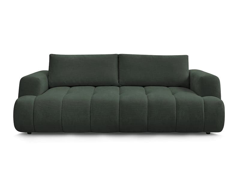 3er Sofa BOBOCHIC FUJI Stoff grün