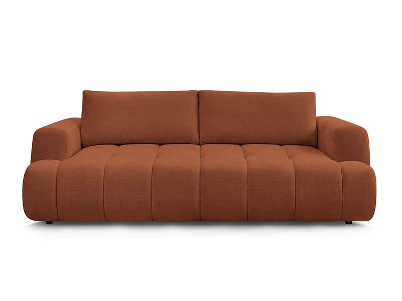3er Sofa BOBOCHIC FUJI Stoff orange