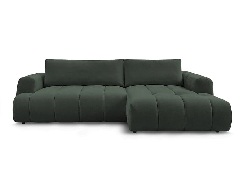 Ecksofa BOBOCHIC FUJI Stoff grün