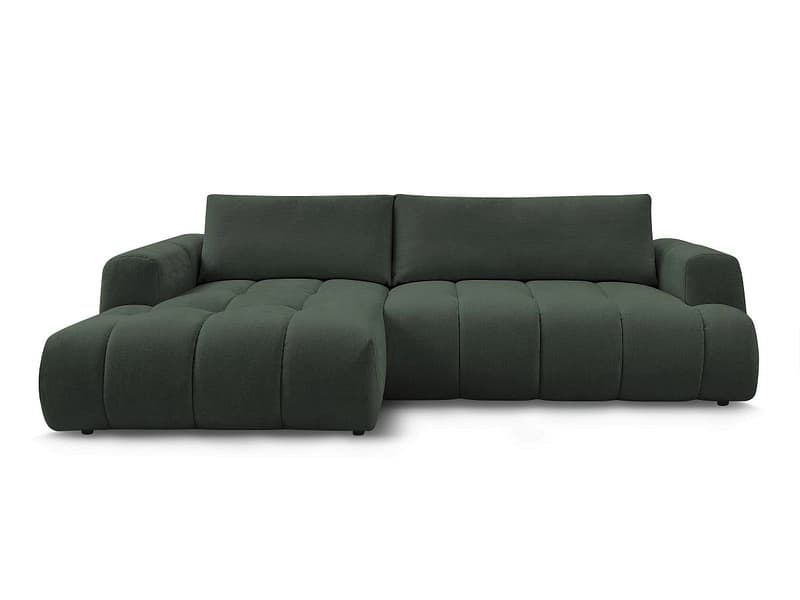 Ecksofa BOBOCHIC FUJI Stoff grün