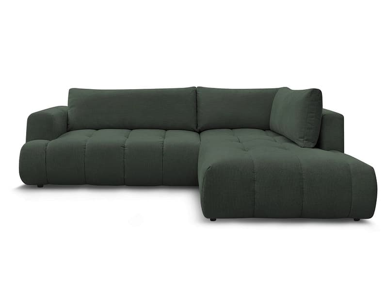 Ecksofa BOBOCHIC FUJI Stoff grün