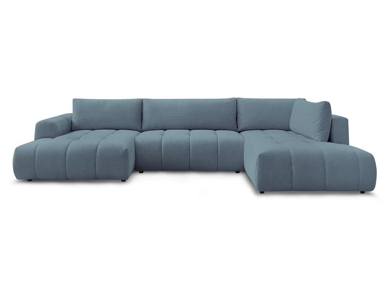 Wohnlandschaft BOBOCHIC FUJI Stoff hellblau