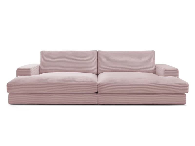 Sofa BOBOCHIC LEONARD Cord-Stoff violett