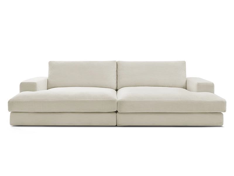 Sofa BOBOCHIC LEONARD Cord-Stoff beige