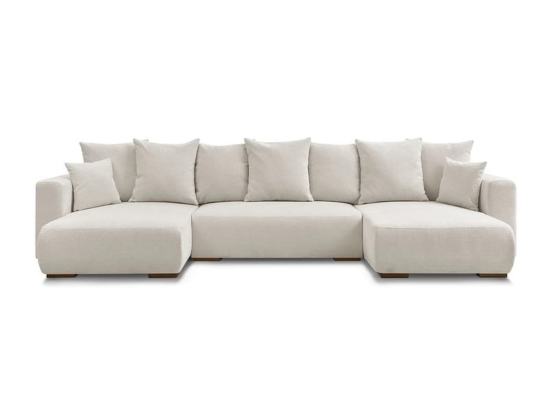 Wohnlandschaft BOBOCHIC SIDONIE Stoff chiniert beige