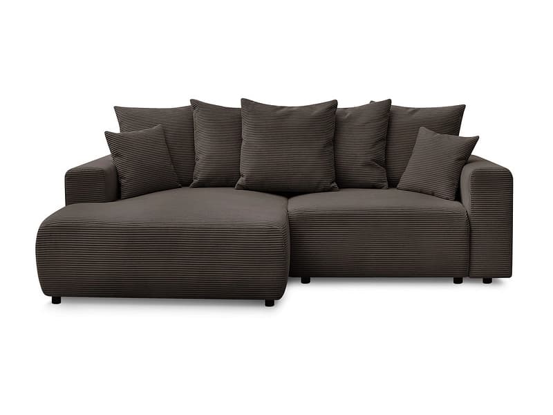 Ecksofa BOBOCHIC ATILLA Cord-Stoff taupe