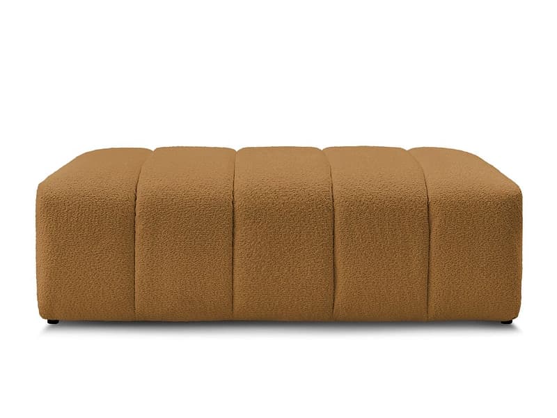 Hocker BOBOCHIC ANNECY 70x140x45cm boucle-stoff gelb