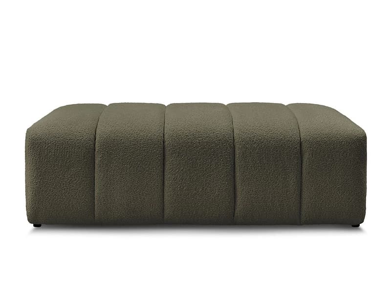 Hocker BOBOCHIC ANNECY 70x140x45cm boucle-stoff grün