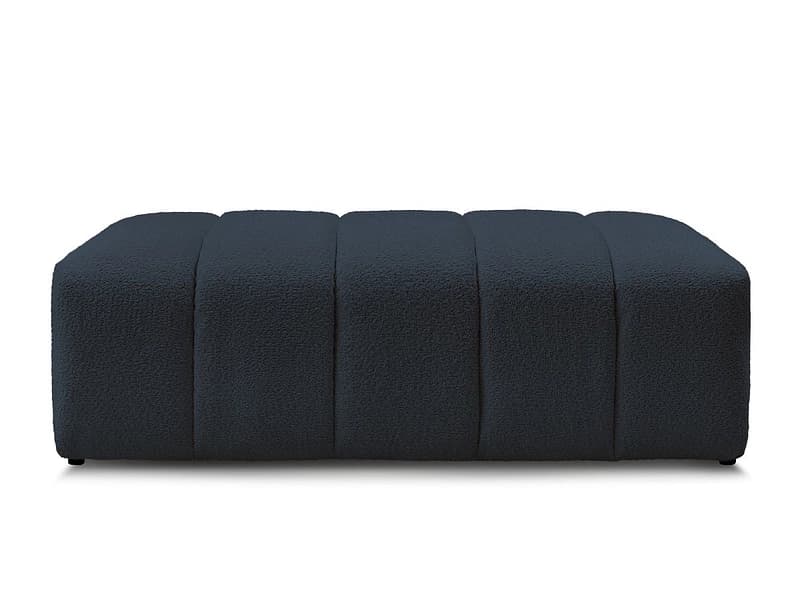 Hocker BOBOCHIC ANNECY 70x140x45cm boucle-stoff dunkelblau