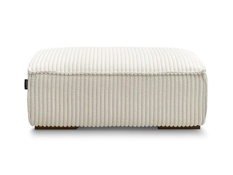 Hocker BOBOCHIC CHELSEA 68x100x40cm cord-stoff beige