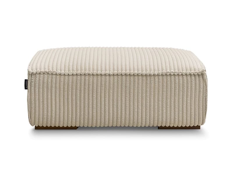 Hocker BOBOCHIC CHELSEA 68x100x40cm cord-stoff taupe
