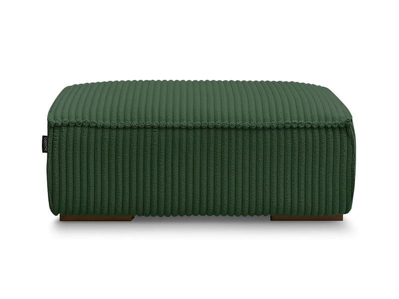 Hocker BOBOCHIC CHELSEA 68x100x40cm cord-stoff grün