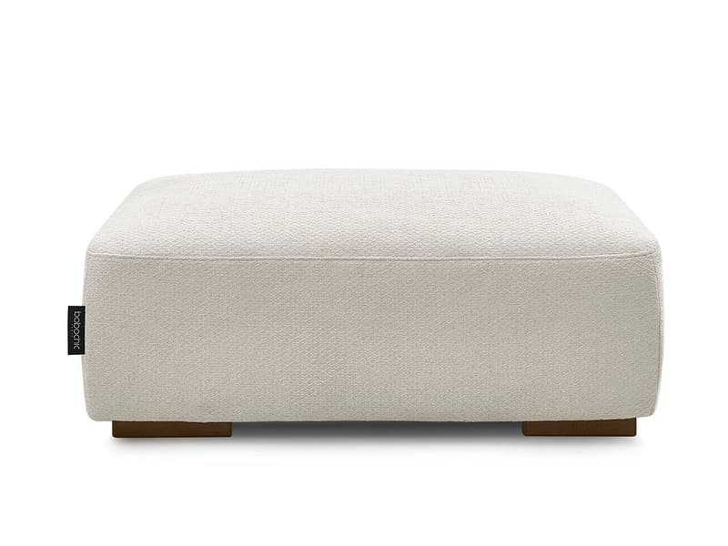 Hocker BOBOCHIC SIDONIE 70x100x40cm stoff chiniert beige